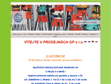 Tablet Screenshot of gpprague.cz